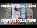 PANINI PREMIER LEAGUE STICKERS! 100% COMPLETE PREMIER LEAGUE 2024 STICKER COLLECTION #premierleague