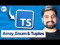 Array, enum and tuples in Typescript
