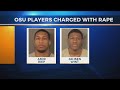 Two OSU football players charged with rape, kidnapping