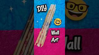 DIY wall hanging 🤓💖 Waste material craft idea!   #shorts