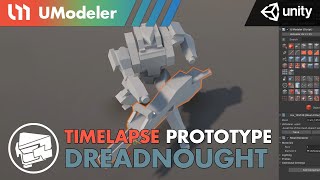 1. 3D Modeling in Unity - Timelapse of Prototyping Dreadnought with UModeler