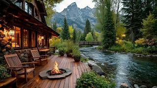 Calming Spring Forest Riverside with Gentle River & Nature Sounds Ambience