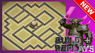 BEST New Th11 War Base! [Build + Replays] | The Spectre | Anti-Mass Golem, Gowiwi \u0026 Queen Walk