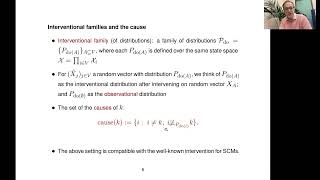 Kayvan Sadeghi: A theory of causality with multiple interventions