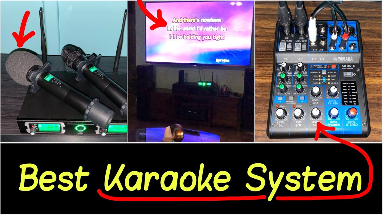 Best Karaoke System For Home Party | Wireless Microphones | Mixer ...