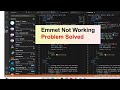 Emmet Not working in Visual Studio code | Emmet solution in Windows