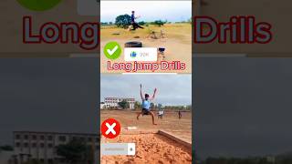 Long jump Drills😳.jump कैसे बढ़ाएं ||How to increase jump #short #shorts #youtubeshort #viralshorts
