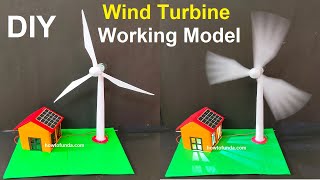 wind and solar energy working model science project for exhibition - diy - simple | howtofunda