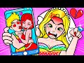 Paper Doll Dress Up - Poor Angel vs Betrayal Boyfriend Family Story Dress - Barbie Story & Crafts