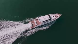 High-speed sport fishing yacht, speed 50 knots