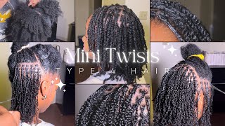 How To Do Mini Twists| type 4 hair