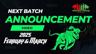 Next All  Upcomming Batches Announcement 2025  #sharemarkettraining #premmcx live - 7717756371