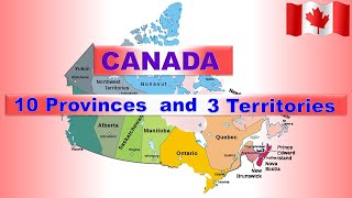 Canada Provinces and territories List | list of Provinces and territories of Canada