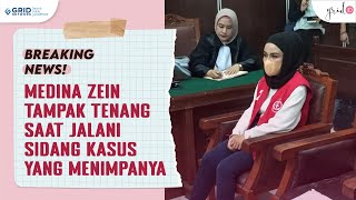 Kenakan Rompi Tahanan, Medina Zein Tampak Santai Jalani Sidang Kasus Yang Menimpanya