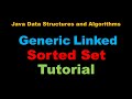 #Java #Sorted #Generic #LinkedList Based #Set - ava Data Structures and Algorithms (Full Tutorial)
