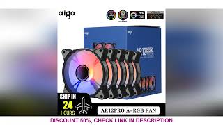 Aigo AR12PRO Ventoinha PC Caixa Do Computador Espaço Ilimitado 120mm RGB Fan 4pin PWM CPU Ventoinha