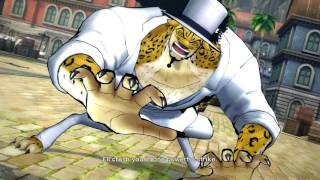 One Piece: Burning Blood | Lucci (Film Gold) vs. Tesoro