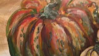 Hand painted Pumpkins, by artist Lisa Bryant Faux Finishes