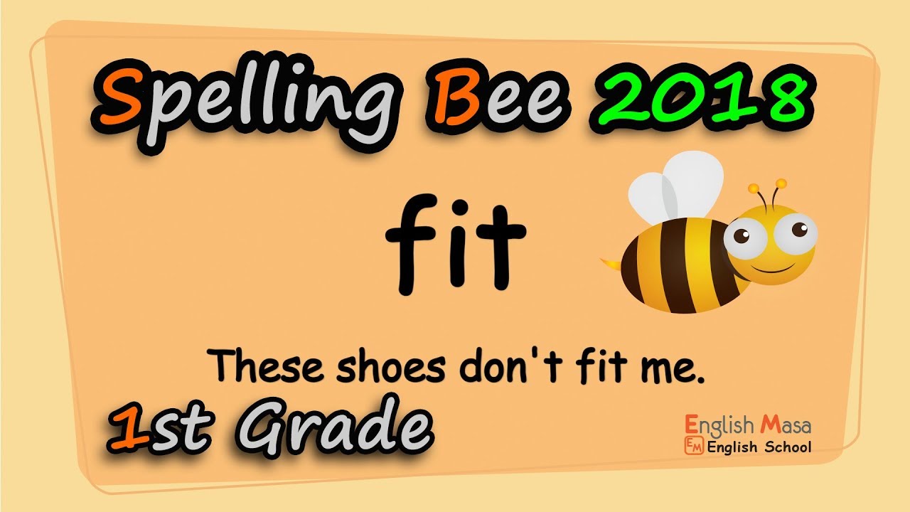 First Grade Spelling Bee Words