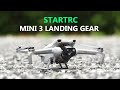 STARTRC Mini 3 Landing Gear Leg Foldable Extended Kit for DJI Mini 3 Accessories (Only for Mini 3)