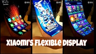 Xiaomi's First Flexible Display