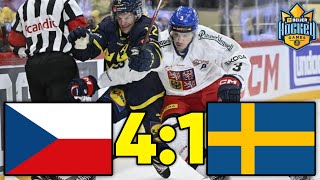 ČESKO vs ŠVÉDSKO | 4:1 | Beijer Hockey Games 2025 | SESTŘIH