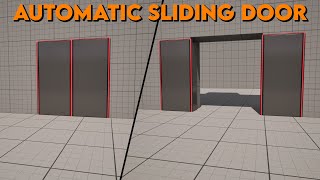 How To Make An Automatic Sliding Door In Unreal Engine 5 (Tutorial)