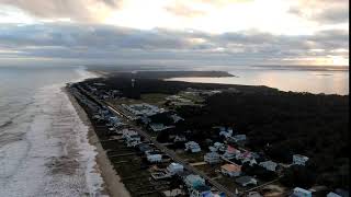 Kure Beach Sunset Aerial Hyperlapse #1 Mavic 2 Zoom