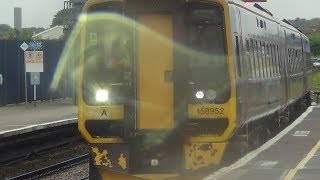 FGW/GWR 158-952 at Hove Railway Station, 23rd July 2017