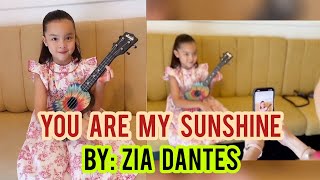 Zia Dantes, ang galing mag ukulele at kumanta! napakatalented ||Marian \u0026 Dingdong Dantes || DongYan