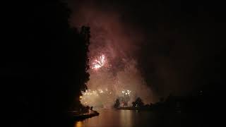 55. Seefest des WSV am Königssee 2019 - Feuerwerk am Seeufer