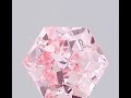 hexagonal brilliant 2.57ct fancy vivid pink vvs2 igi certified lab grown diamond