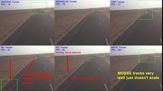 Object tracking OpenCV for LINEAR motion