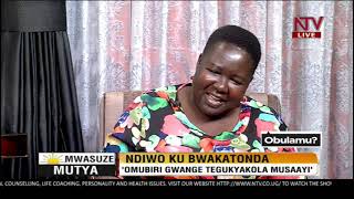 Mwasuze Mutya: Wuuno agamba omubiri gwe tegukyakola musaayi