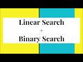 Linear Search and Binary Search Explained for GCSE/A-Level Computer Science