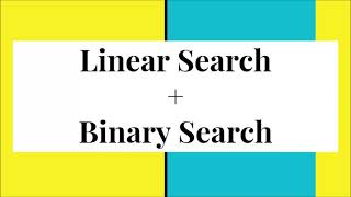 Linear Search and Binary Search Explained for GCSE/A-Level Computer Science