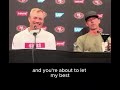 if kyle shanahan and john lynch were brutally honest 😆 🤣 😂