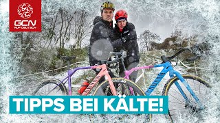 Top 10 Tipps \u0026 Tricks gegen Kälte auf dem Fahrrad | So hat man auch bei Minusgraden Spaß