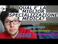 DO UN VOTO A TUTTE LE SPECIALIZZAZIONI, QUALE SARA' LA MIGLIORE? || med pages