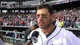 KC@DET: Kinsler on Tigers' walk-off win in extras