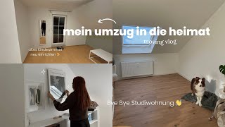 I'm moving back in with my parents 📦 Renovating \u0026 redecorating rooms | Moving vlog