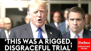 BREAKING NEWS: Trump Reacts To Being Found Guilty On All Counts In Hush Money Trial