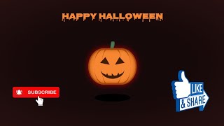 Halloween pumpkin animation with HTML & CSS