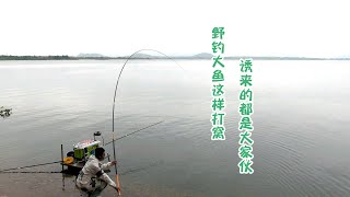 野钓大鱼经常空军，那是做窝方法不对，这样打窝诱来的都是大家伙