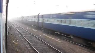 14217 Unchahar Express with GZB WAP5 #30005