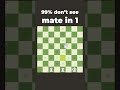 99% Don't See Mate in 1!