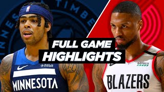 TIMBERWOLVES vs BLAZERS FULL GAME HIGHLIGHTS | 2021 NBA SEASON