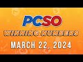 P49M Jackpot Ultra Lotto 6/58, 2D, 3D, 4D, and Mega Lotto 6/45 | March 22, 2024