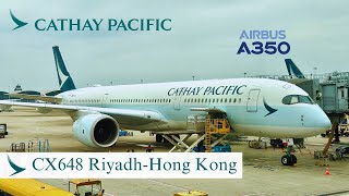 New Route!!! Cathay Pacific Riyadh to Hong Kong | Economy Class | Tripreport