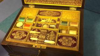 Antique Regency Sewing Box For Sale Online